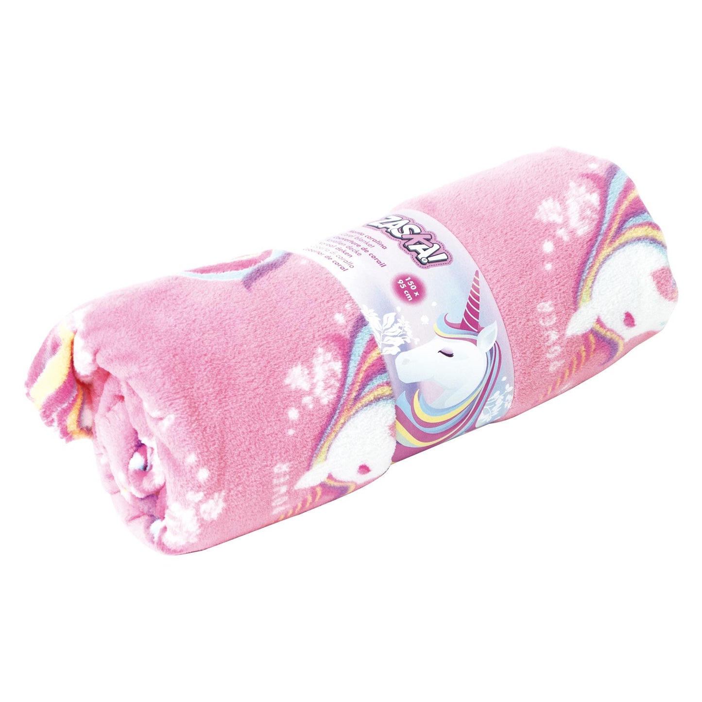 Fleece -Decke Einhorn