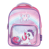 Rucksack Einhorn mit transparenter Vordertasche - afbeelding 1
