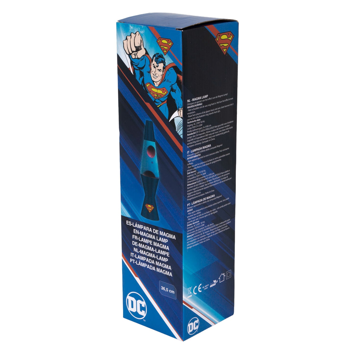 Lavalamp Superman, 36 cm