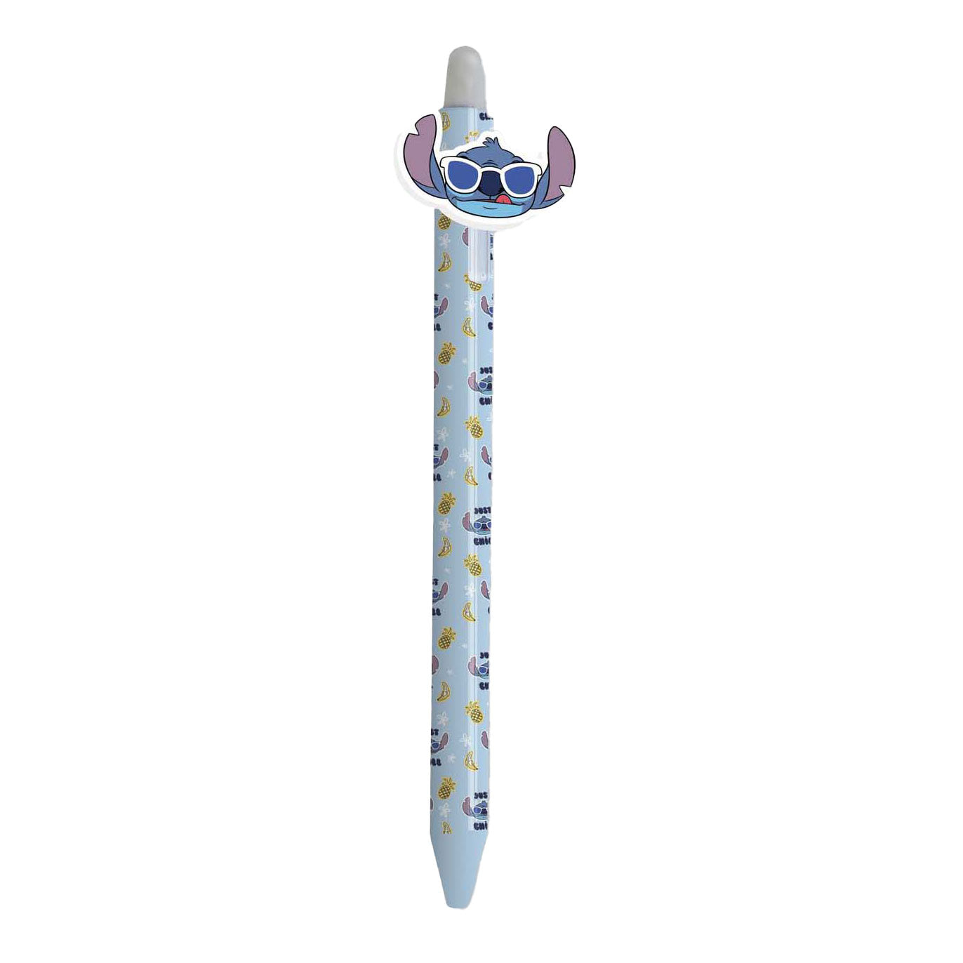 Radierbarer Gelstift mit Steppnaht – blau