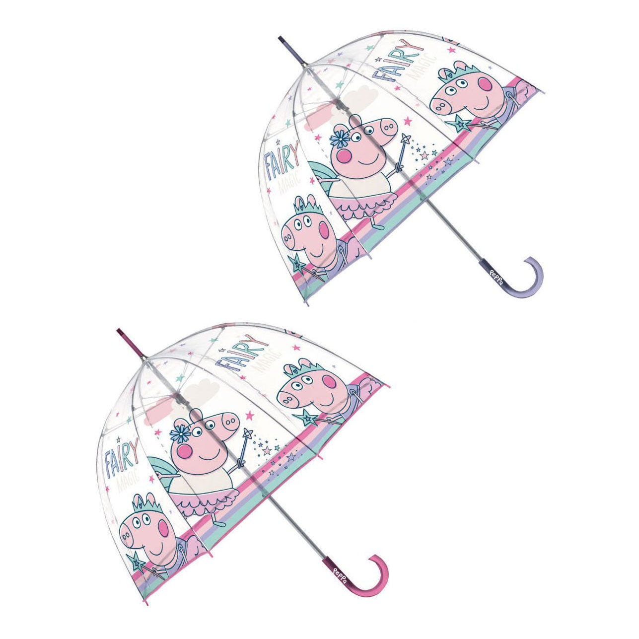 Transparenter Regenschirm von Peppa Pig