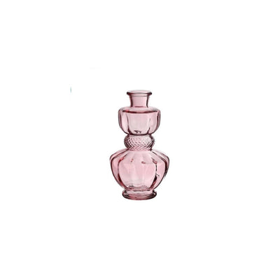 Ideen 4 Jahreszeiten Bellagio Vase Glas ø8,5xh15cm hellrosa