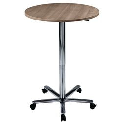Bach Stehtisch Hammer 70 75 x 72 - 114 cm Walnuss Chrombein