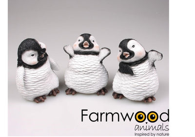 Bauernhof-Tierstatue Pinguin 13x22x20cm
