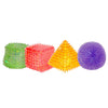 Toi-toys lustige textuurknijpbal geometrisch, 5 cm