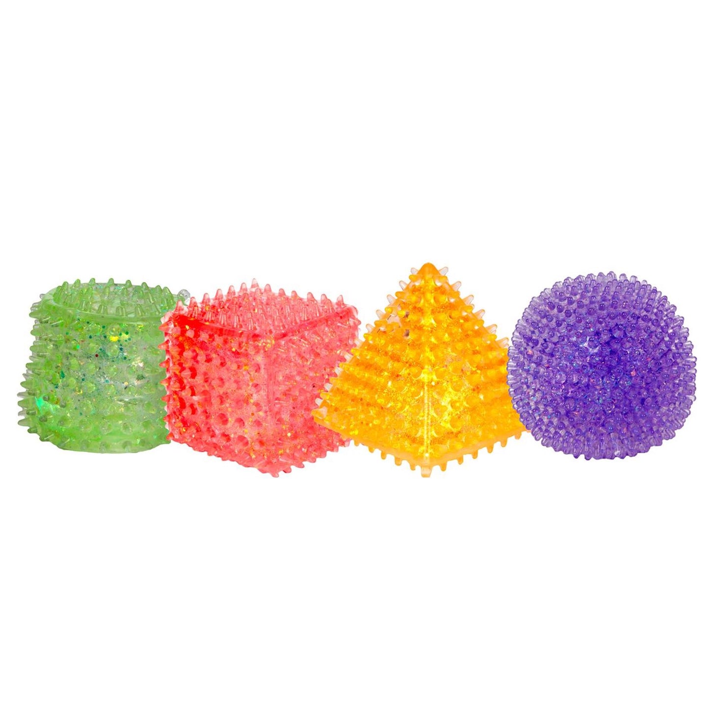 Toi-toys lustige textuurknijpbal geometrisch, 5 cm