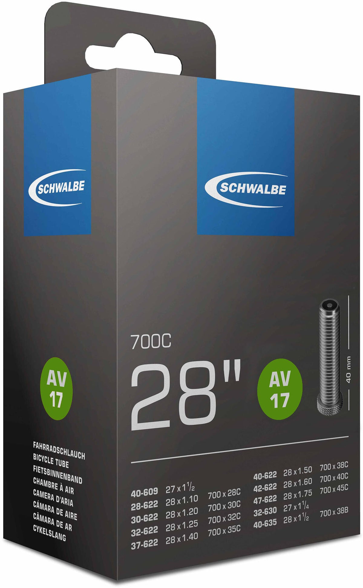 Schwalbe Schlauch Schlauch #17 28 47-622 635 AV40 autom
