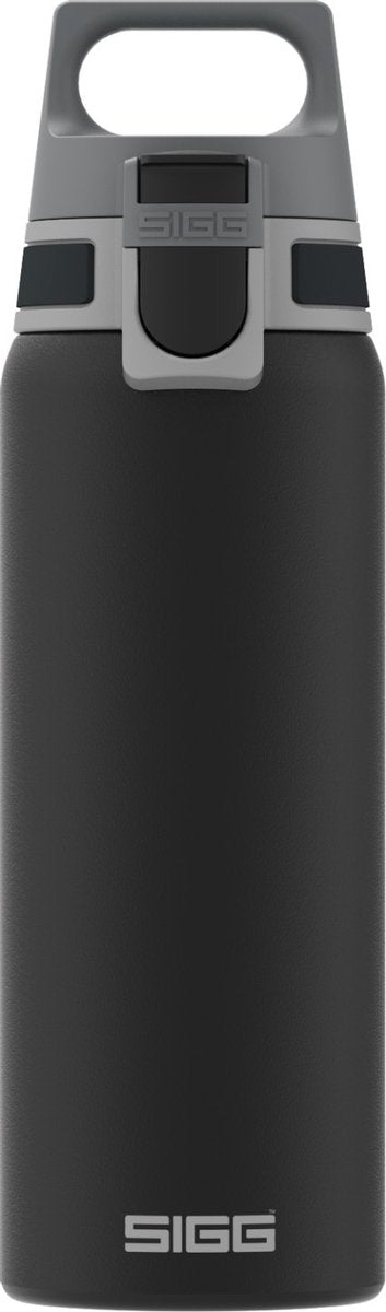 Sigg | Schild eins 0,75l schwarz | Trinkflasche aus Edelstahl