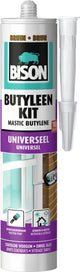 Bison Butylen-Dichtstoff braun Kartusche 300 ml, Fugendichtstoff, Tür- und Fensterrahmen, Fensterbänke, Wandpaneele, überstreichbar, wasserbeständig, temperaturbeständig von -20°C bis +80°C