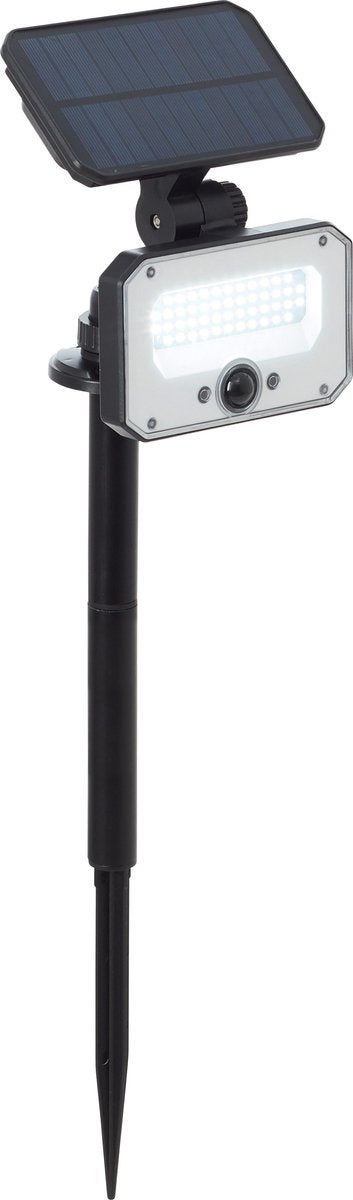 Brilliant Joplin – Außenleuchte – LED 7 W – Solar – 1100 lm – 4100 K – Sensor – IP54 – Fernbedienung – Schwarz