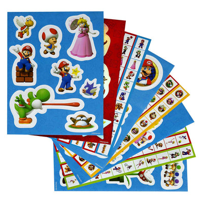 Super Mario Aufkleber -Set