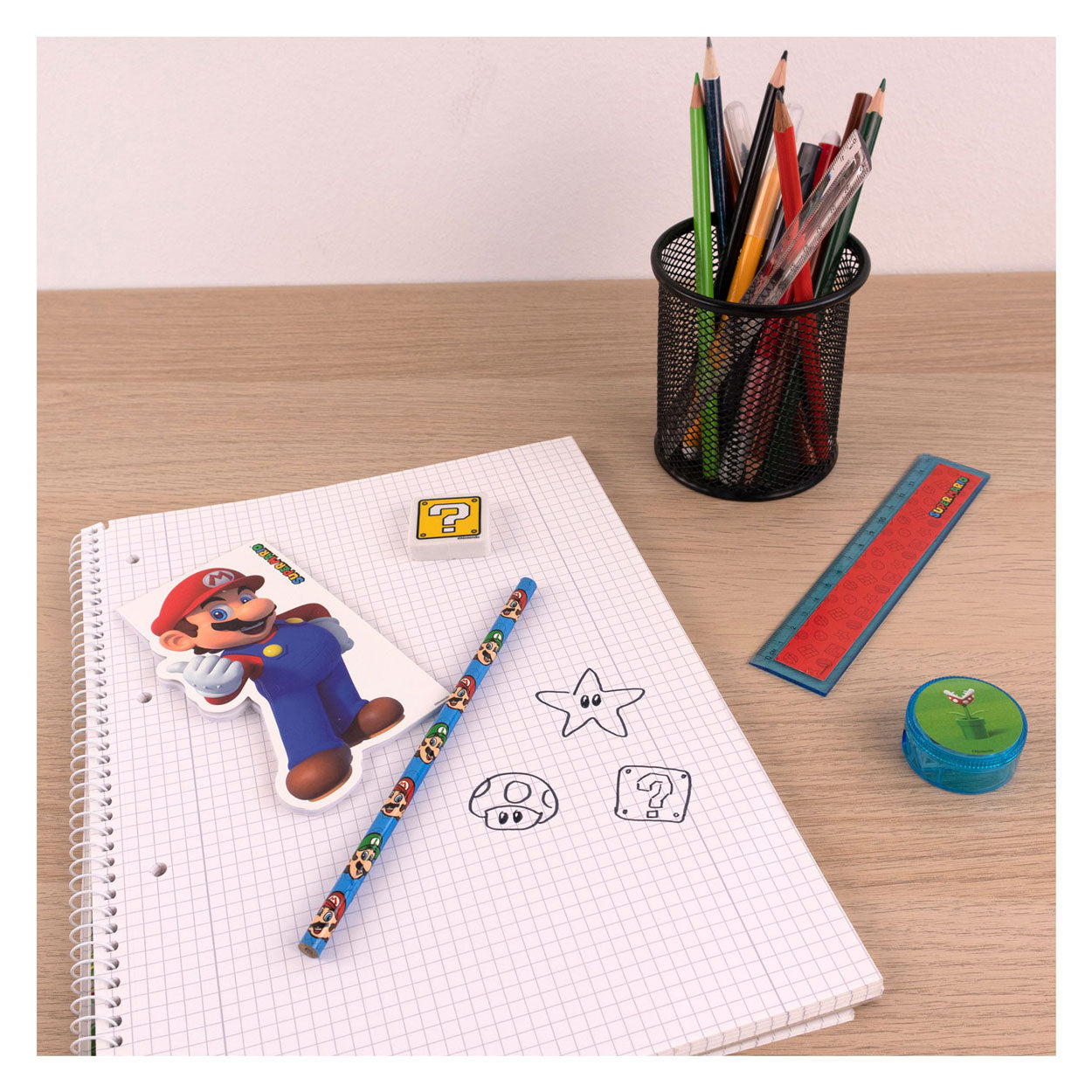 Kids Lizenzierung Super Mario Stationery Set, 5dlg.