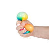Toi-toys lustige textuurknijmbal regenboog bänderschaum, 7 cm