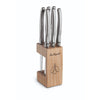 Lou Laguiole Lou Laguiole Steakmesser 6 Stück + Holzblock