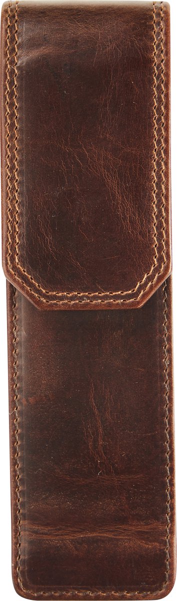 Maverick Stiftetui Original 2-teilig Leder braun | 1 Karton