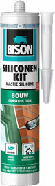 Bison Silikondichtstoff Bau transparent 300ml | 12 Stk