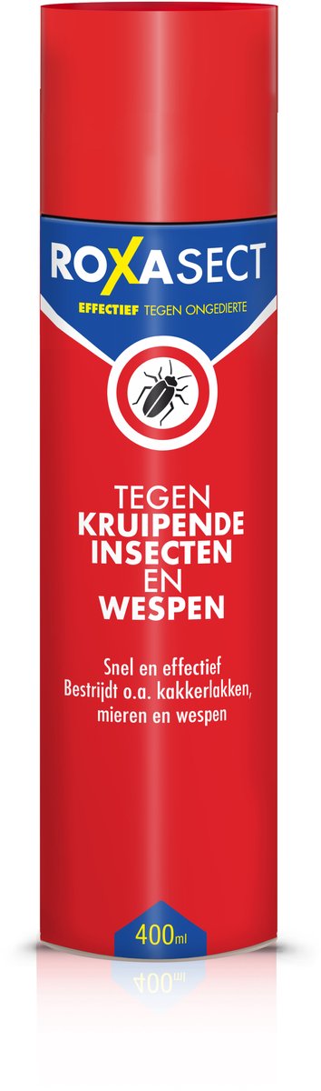 Roxasect Spray gegen kriechende Insekten und Wespen – Insektenspray – Schädlingsbekämpfung – Insektenspray – 400 ml
