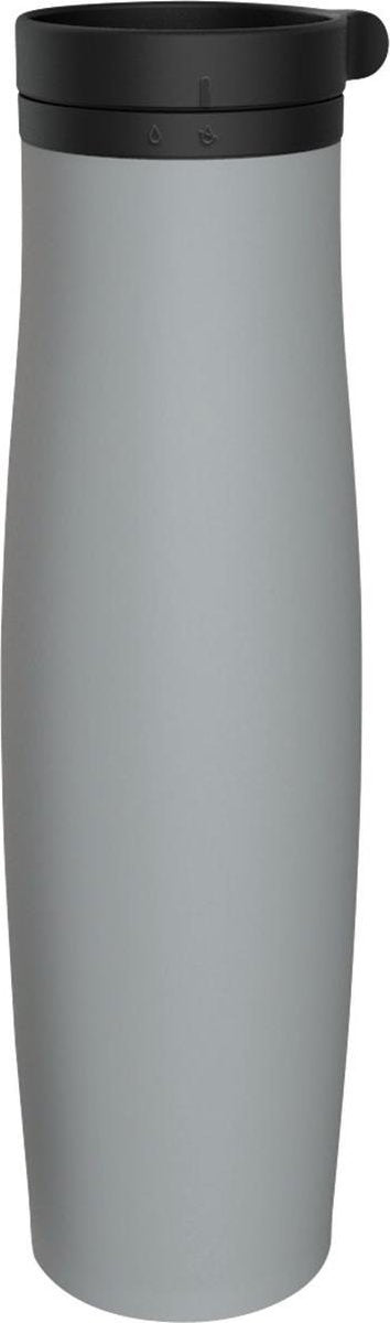 Camelbak Beck Vacuum Stainless – isolierte Trinkflasche – 620 ml – Edelstahl – auslaufsichere Trinkflasche – Wasserflasche – Reisebecher – Thermoskanne – Grau (Stein)
