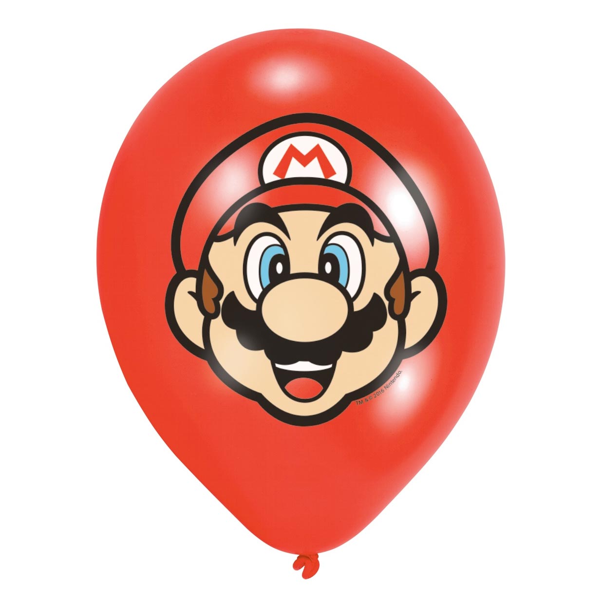 Super Mario Super Mario Latexballons, 6st.