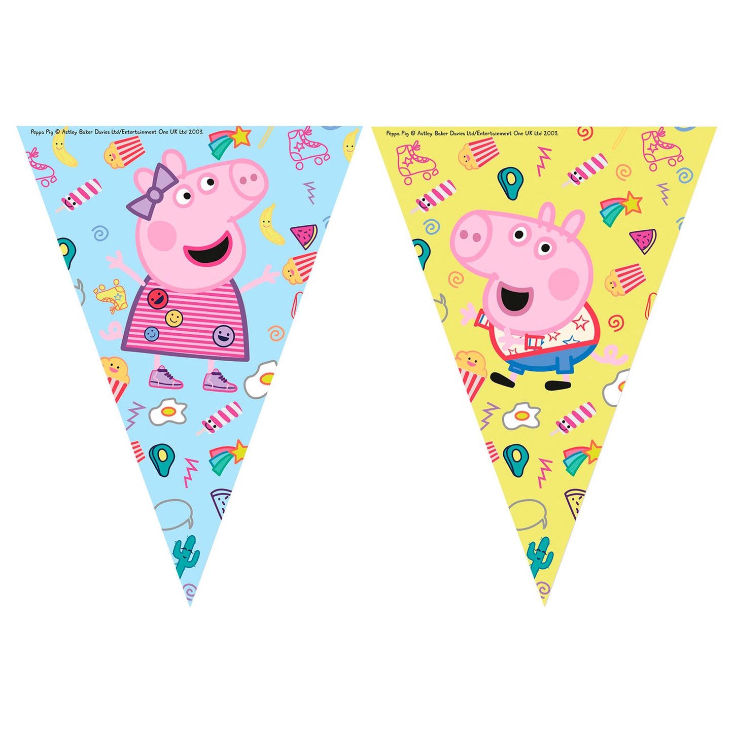 Flagge Line Peppa Pig