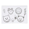 Smiley Sketch Block mit Aufklebern