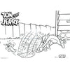 Tom Jerry Malvorlagen mit Schablonen und Aufkleber Vel