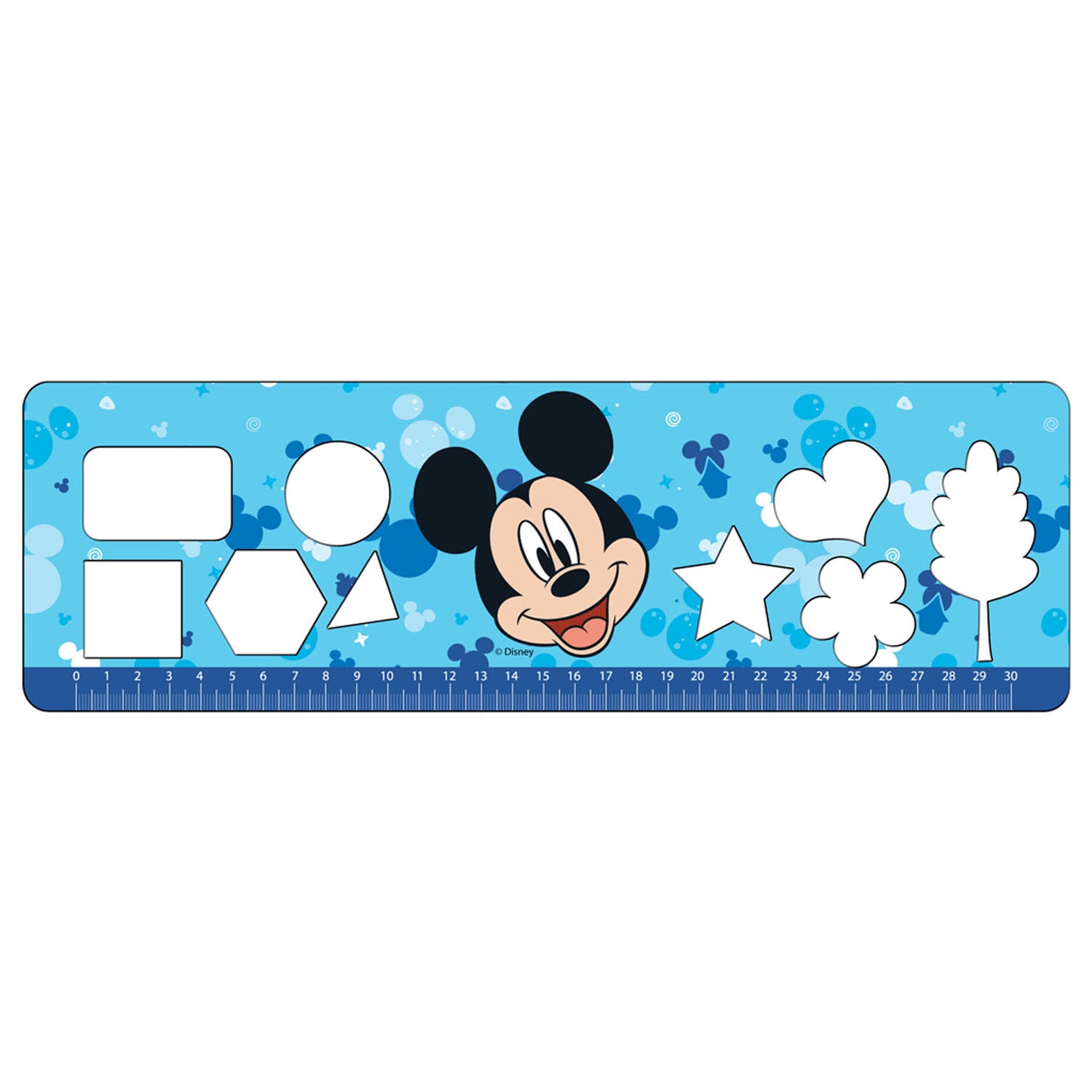 Mickey Mouse Malvorlagen mit Schablonen- und Aufkleber -Vel