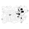 Mickey Mouse Malvorlagen mit Schablonen- und Aufkleber -Vel