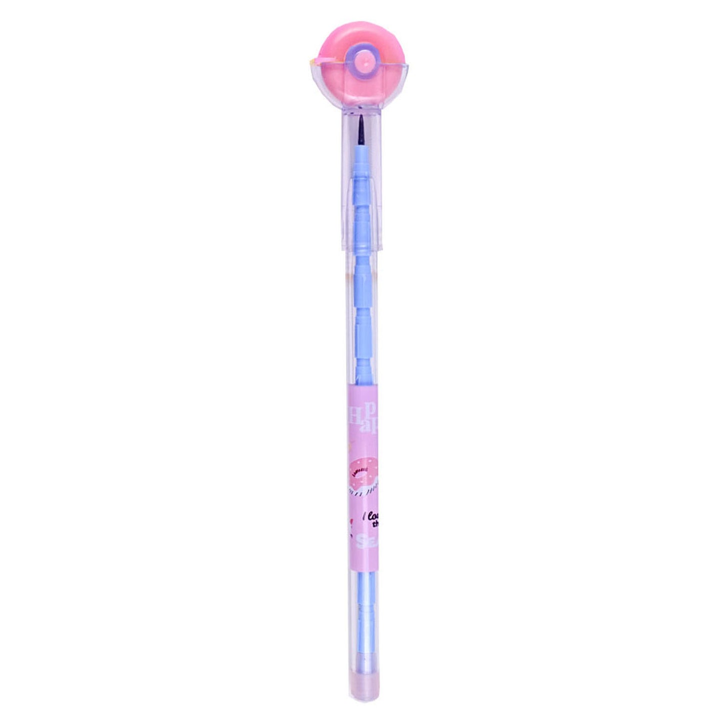 Grauer Bleistift die Klauheiten mit Gummi