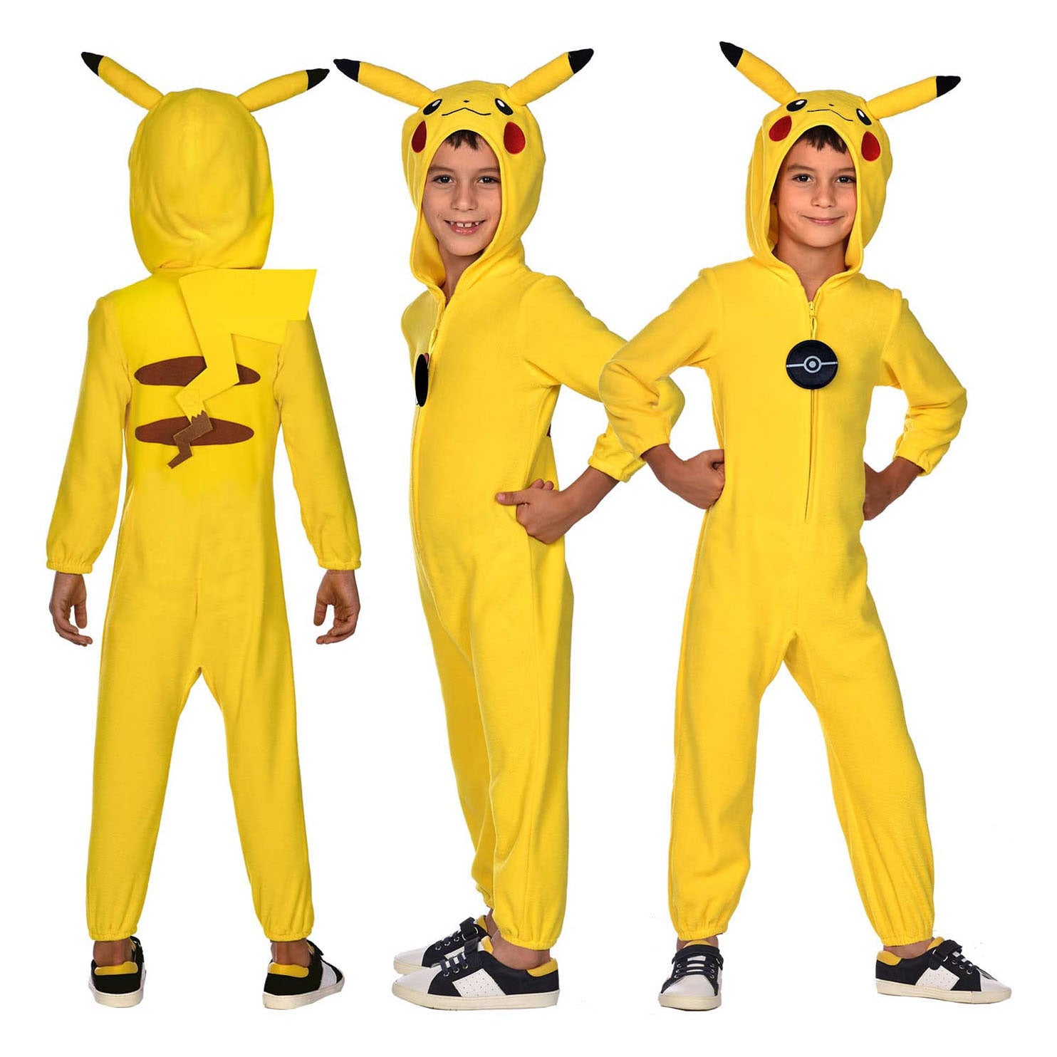Pokémon Kinderkostüm Pokemon Pikachu Stressie, 4-6 Jahre alt