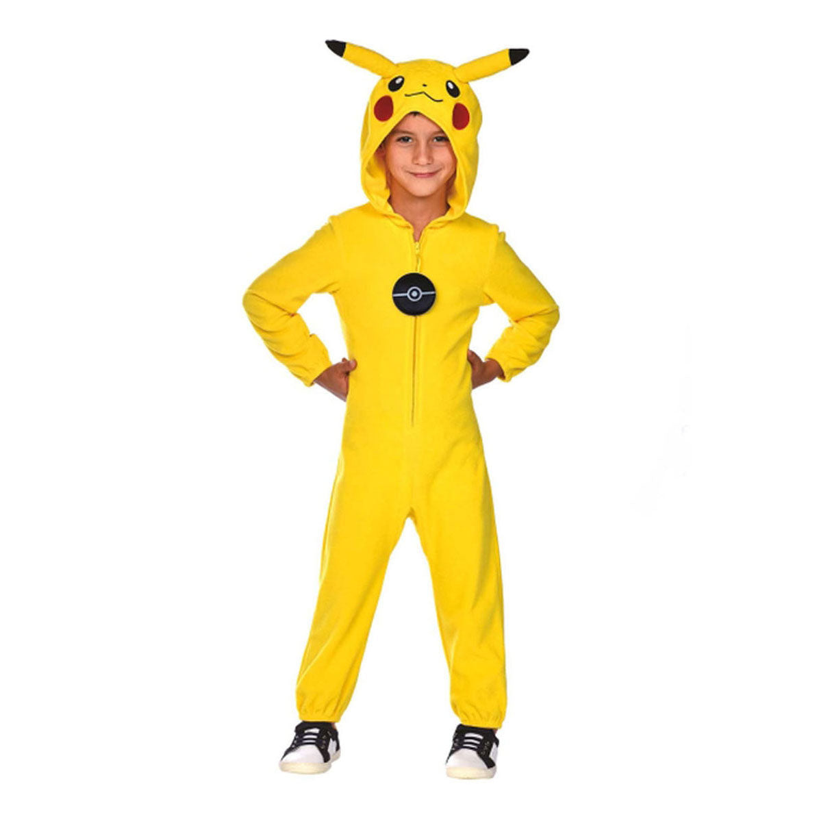 Pokémon Kinderkostüm Pokemon Pikachu Stressie, 6-8 Jahre alt