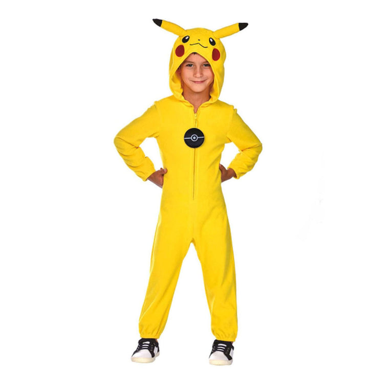 Pokémon Kinderkostüm Pokemon Pikachu Stressie, 6-8 Jahre alt