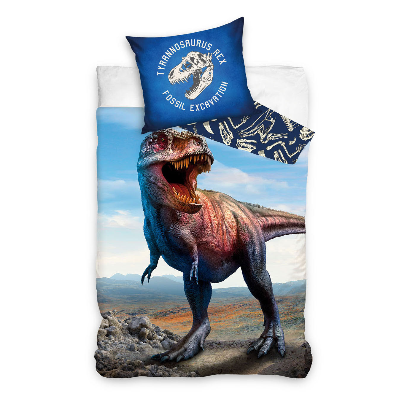 Duvet Cover T-Rex Cotton, 140x200 cm
