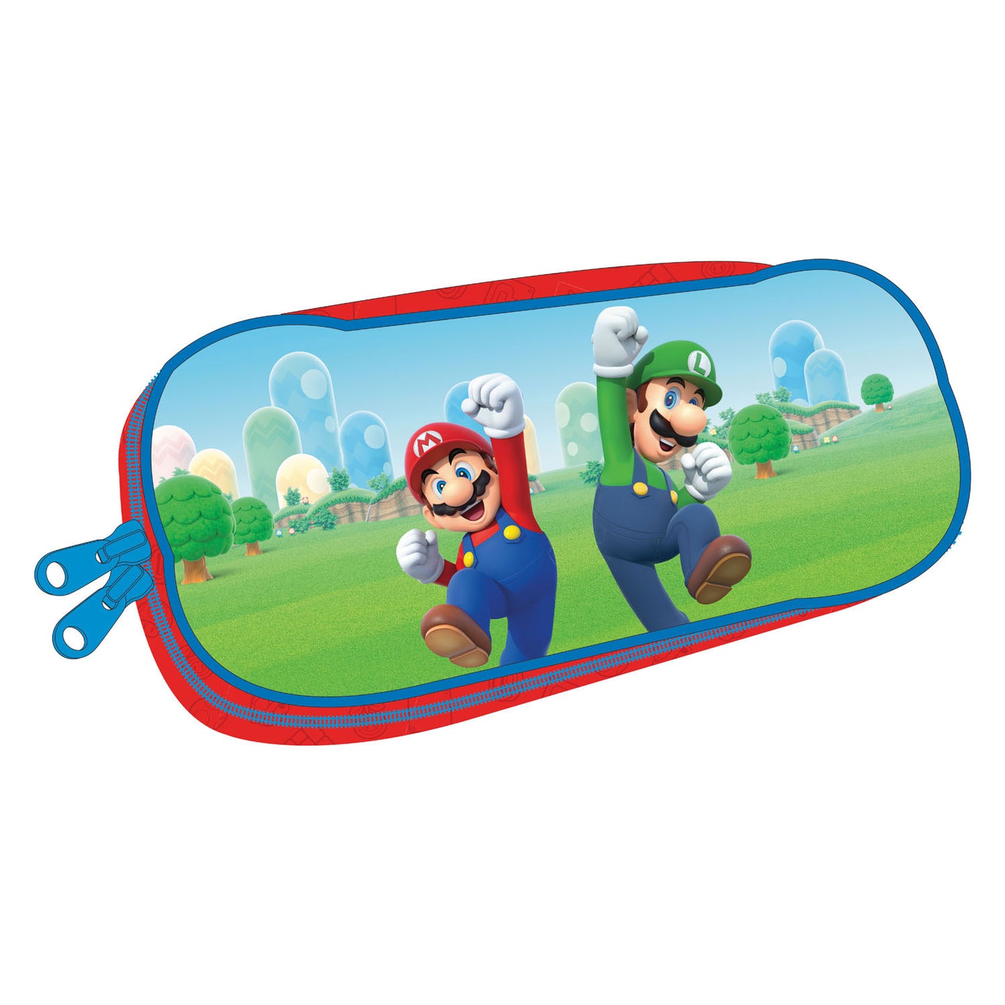 Super Mario Endui Ovaal Super Mario mit Reißverschluss