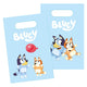 Papierspenderbeutel blau, 8 Stück