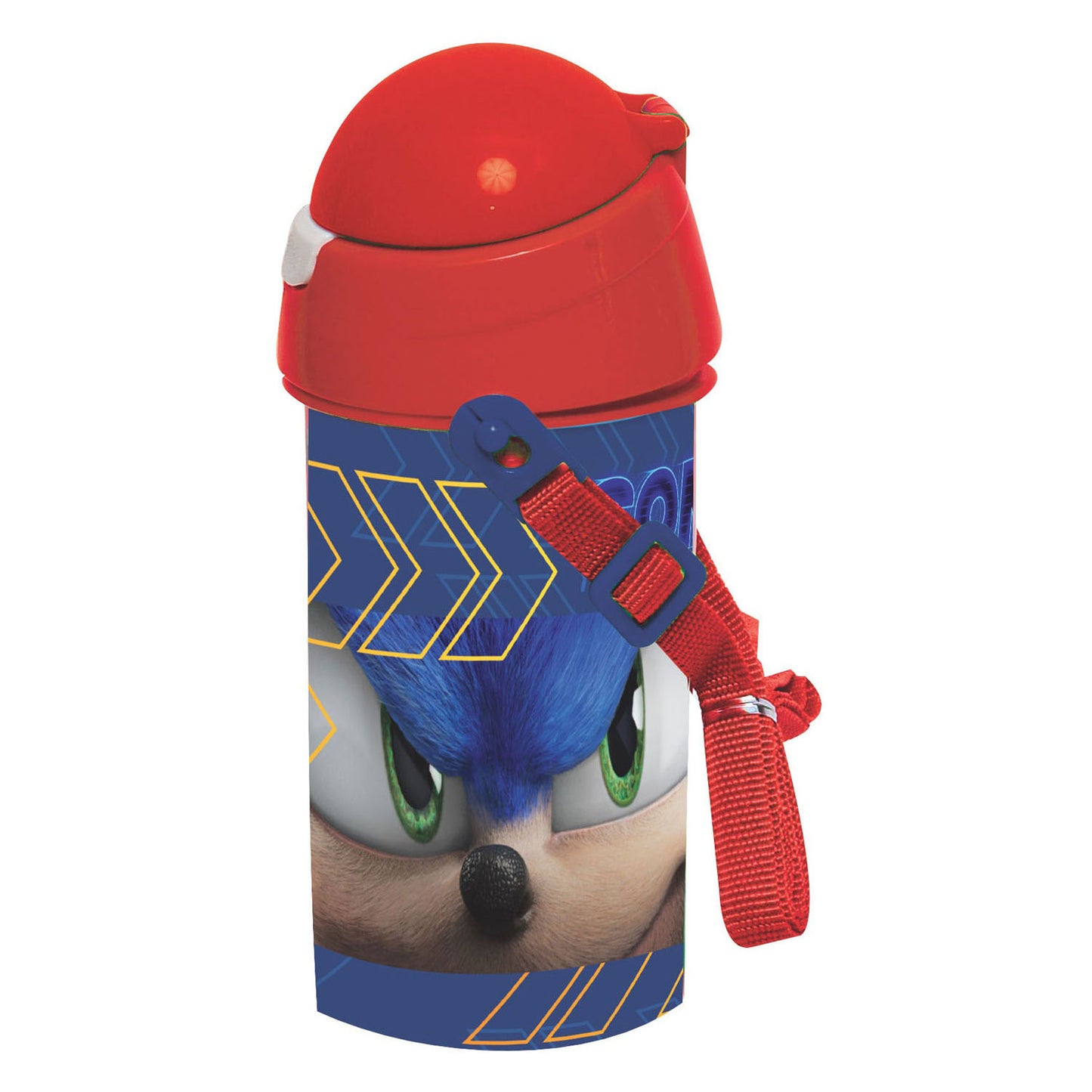 Sonic -Trinkflasche mit Strohschall, 500 ml
