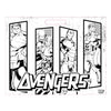 Zeichnen von Block Avengers mit Aufklebern und 3 Kehlern, 40 Blättern