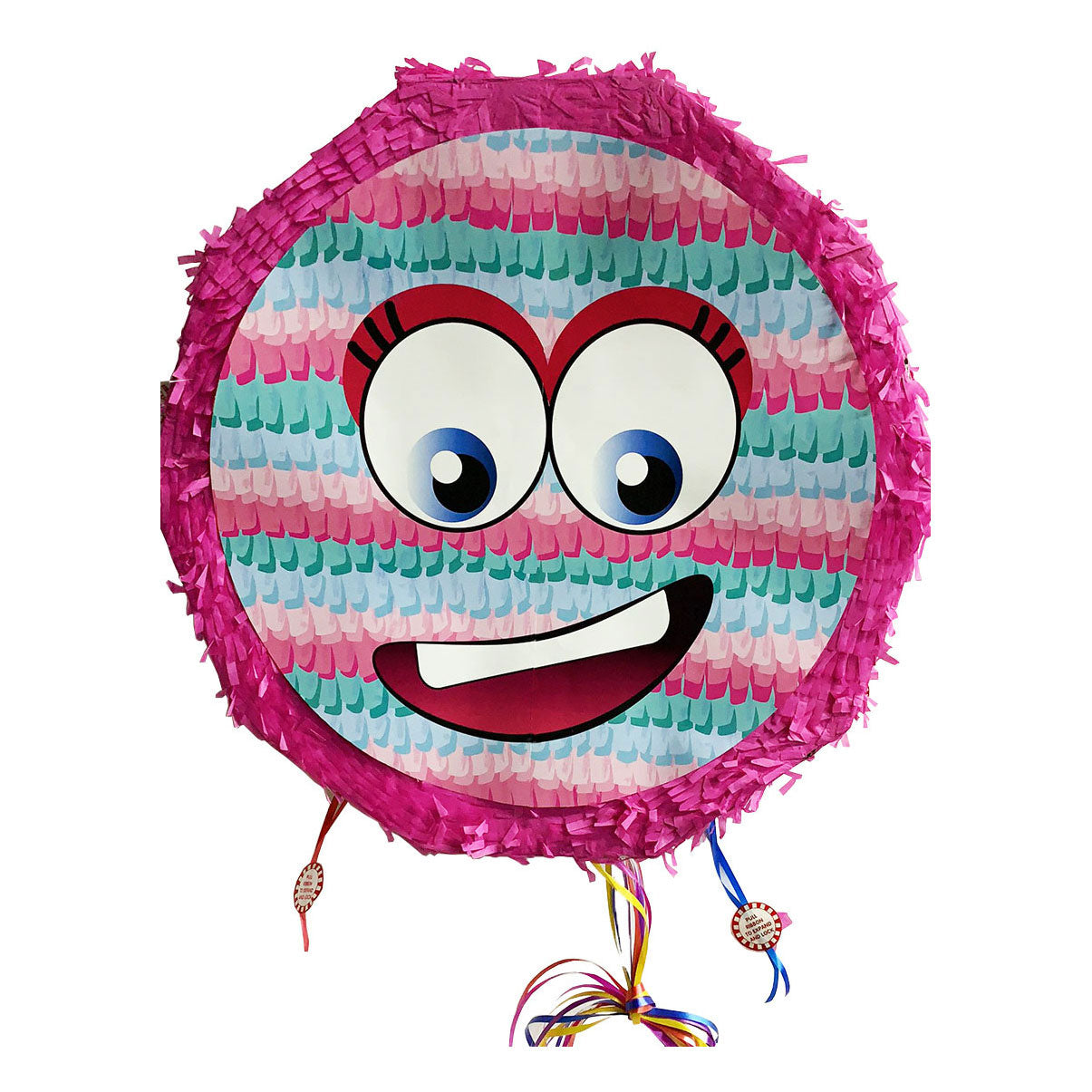 Pinata lachendes Gesicht rosa