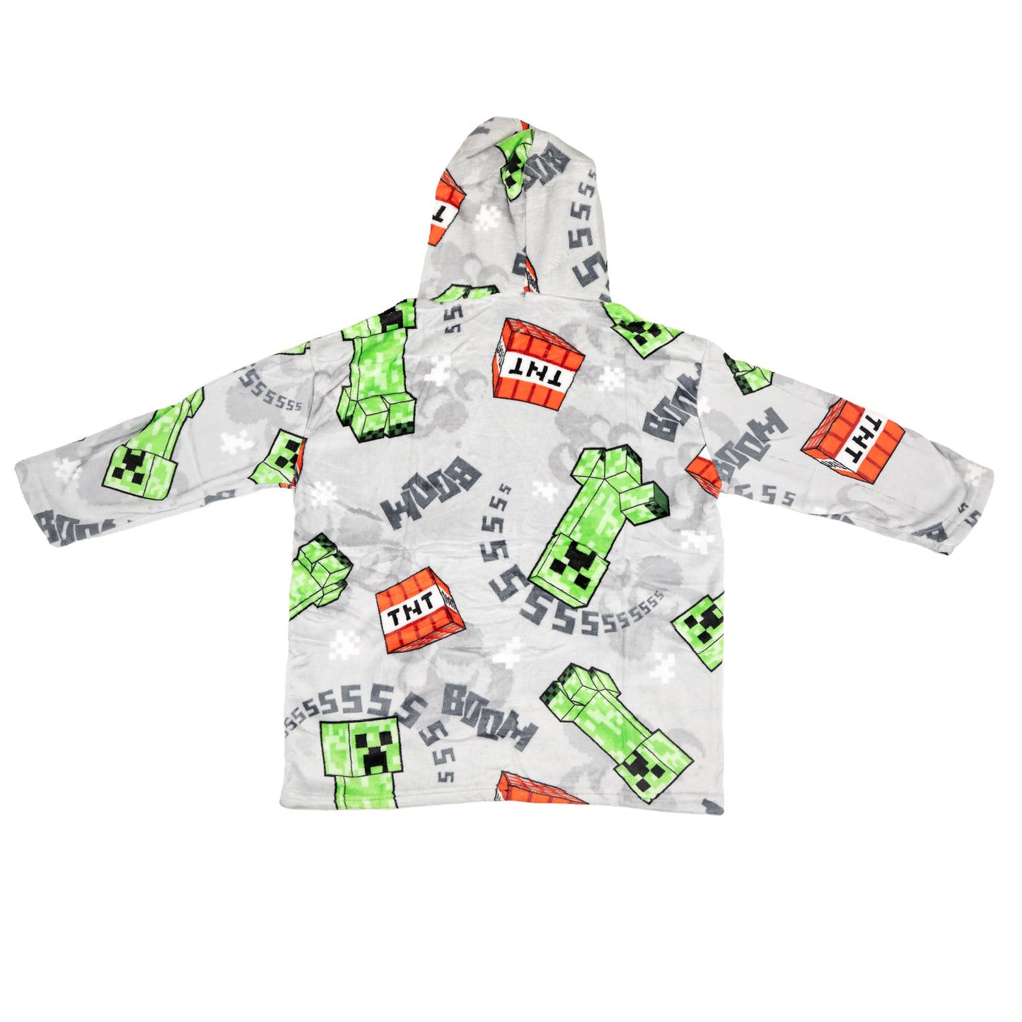Minecraft Kids Fleece Hoodie Deken Trui, 7-14 Jahre alt