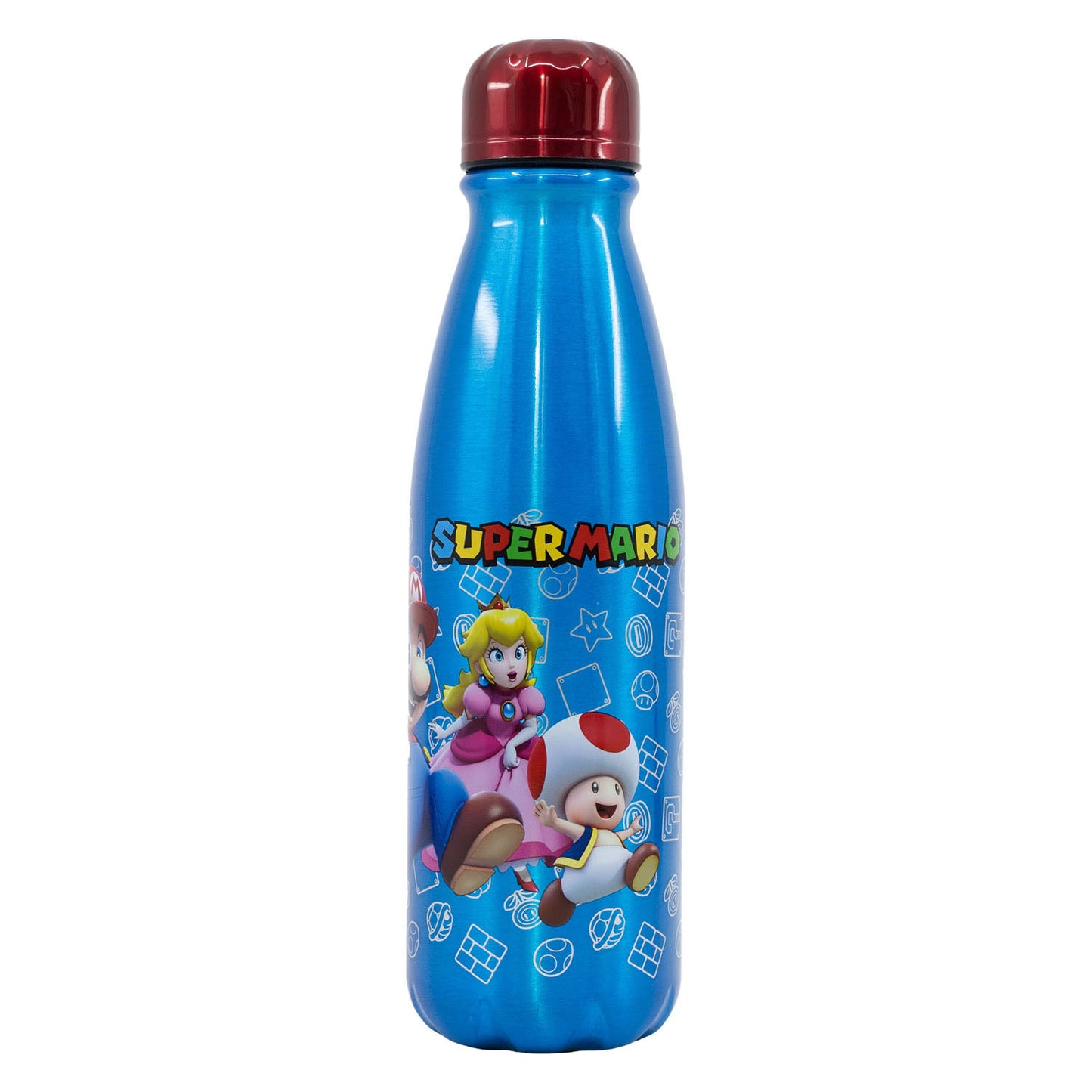 Super Mario Trinkflasche Aluminium Super Mario, 600 ml