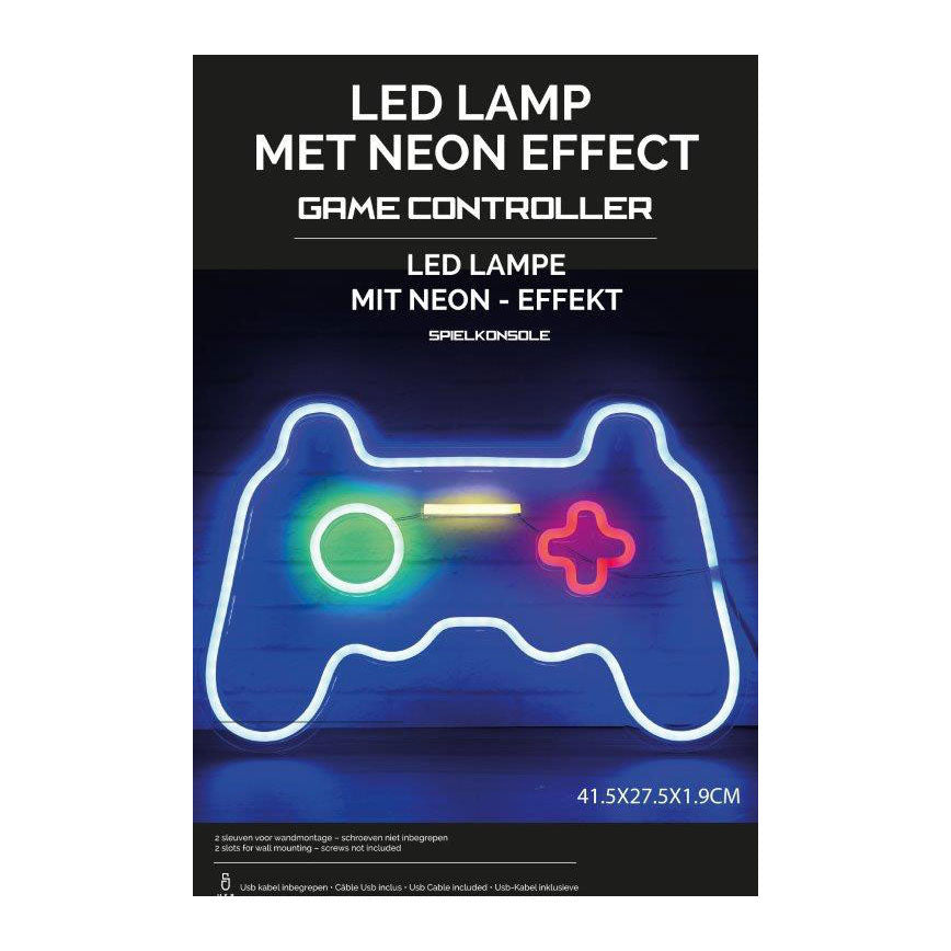 Neon LED -Lampe -Spiel -Controller