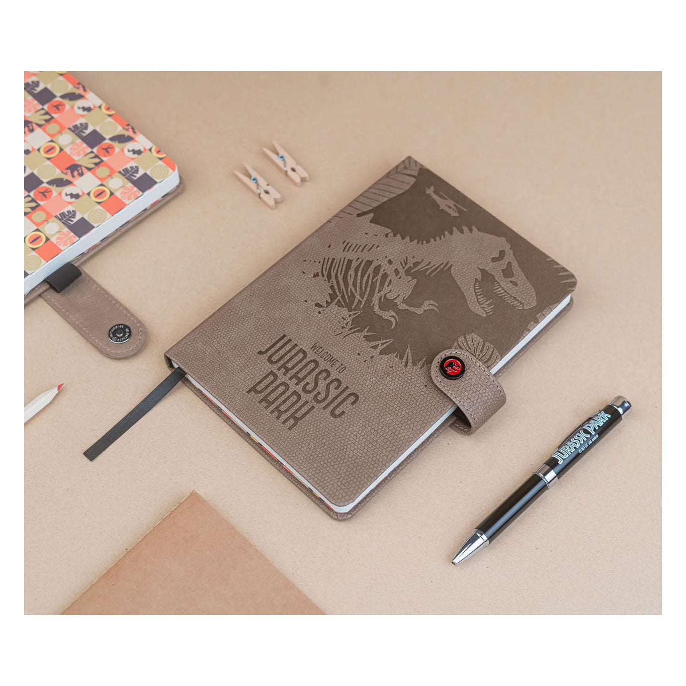 Premium -Notizbuch A5 Jurassic Park mit Stift