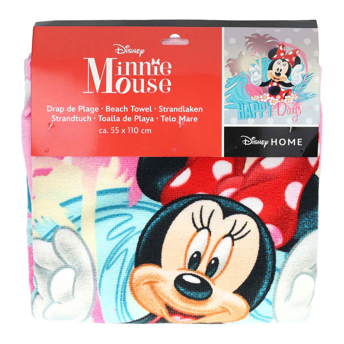 Disney Handtuchponcho Minnie Maus 55x110cm
