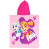 Paw Patrol Handtuchponcho rosa 55x110cm