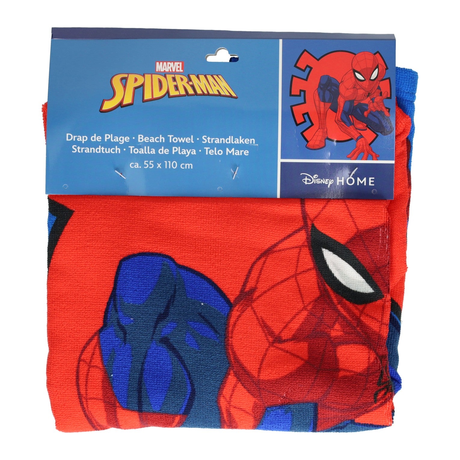 Puch Handtuchponcho Spiderman 55x110cm