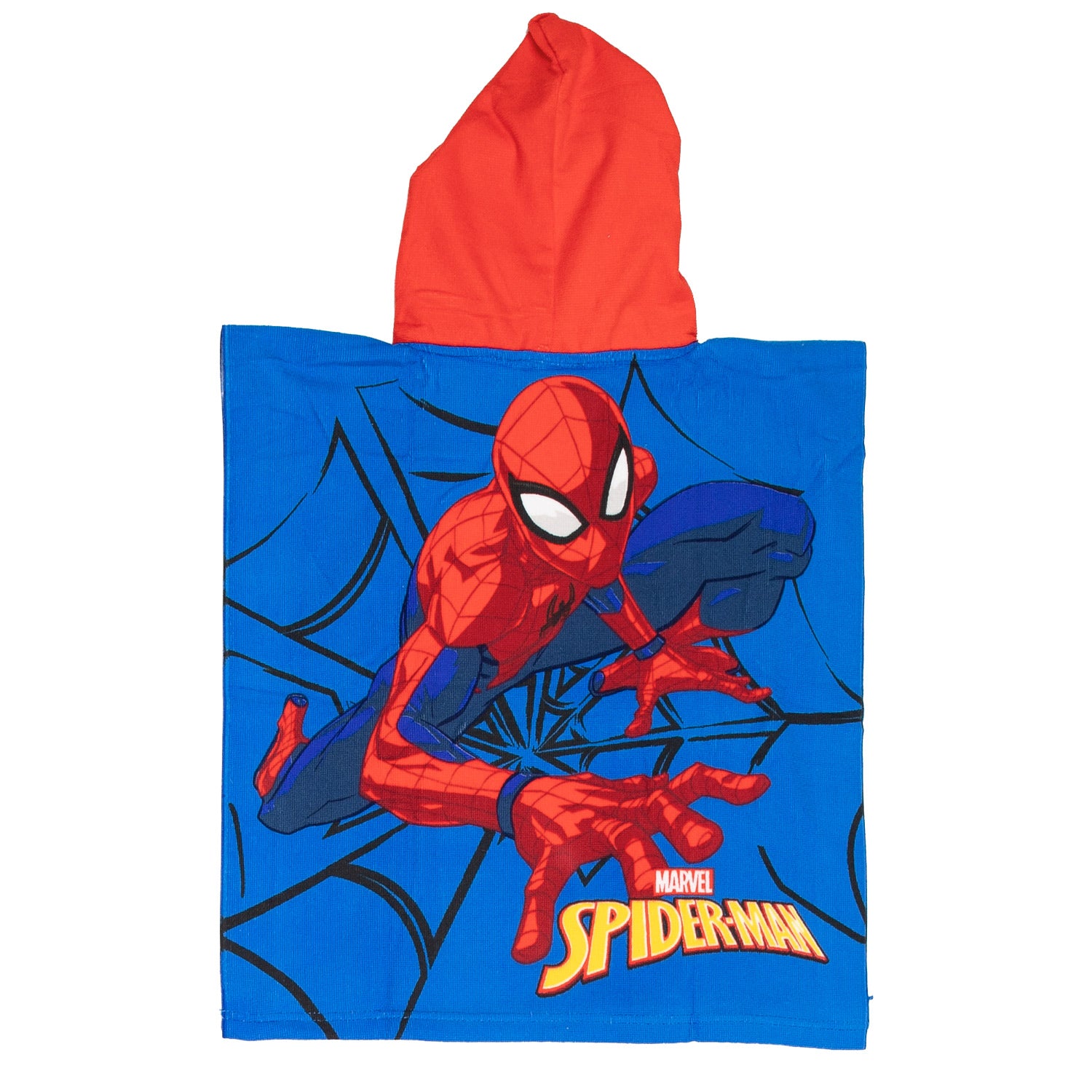 Puch Handtuchponcho Spiderman 55x110cm