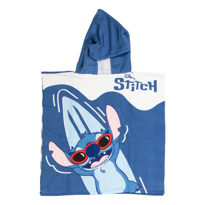 Puch Handtuchponchostich blau weiß 55x110cm