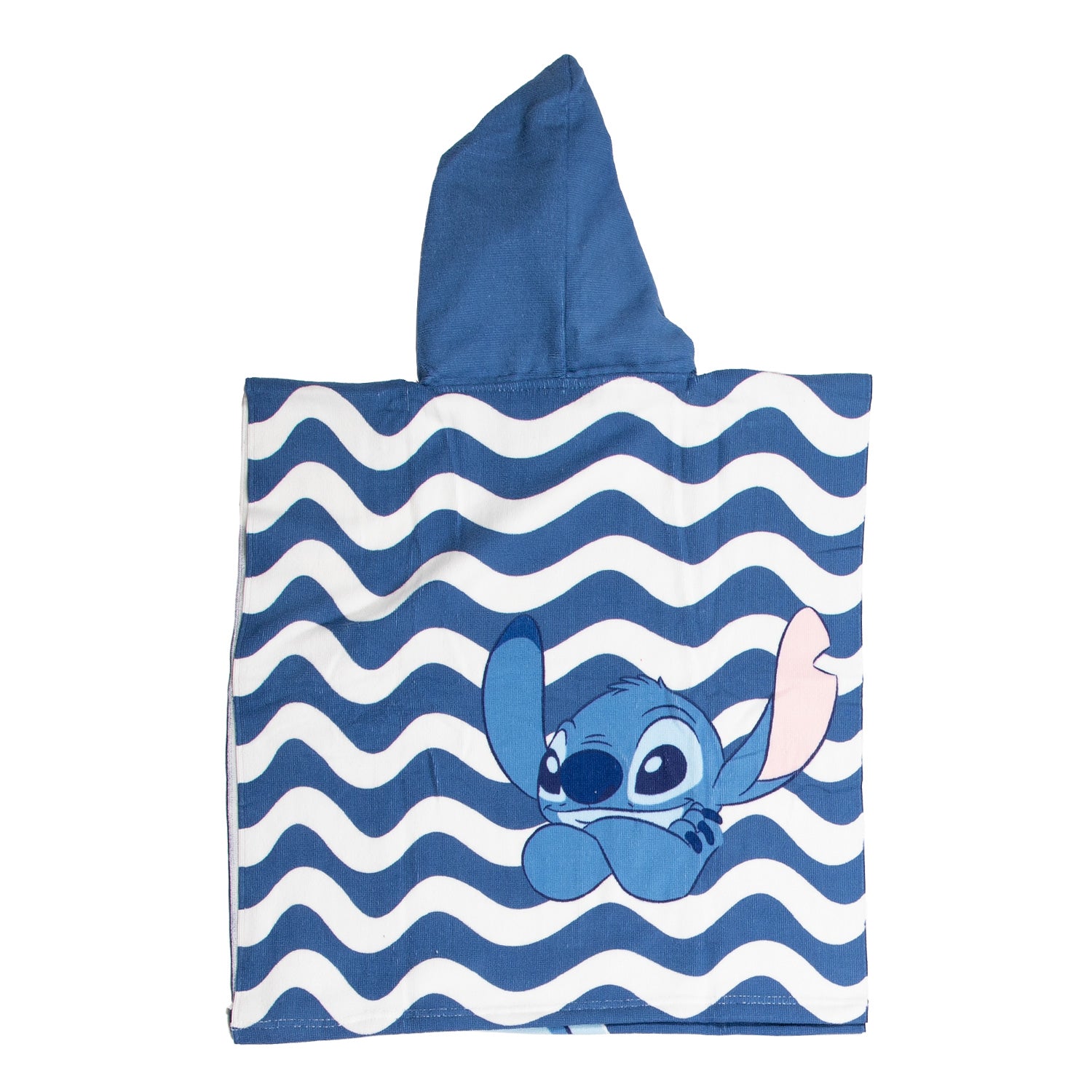 Puch Handtuchponchostich blau weiß 55x110cm