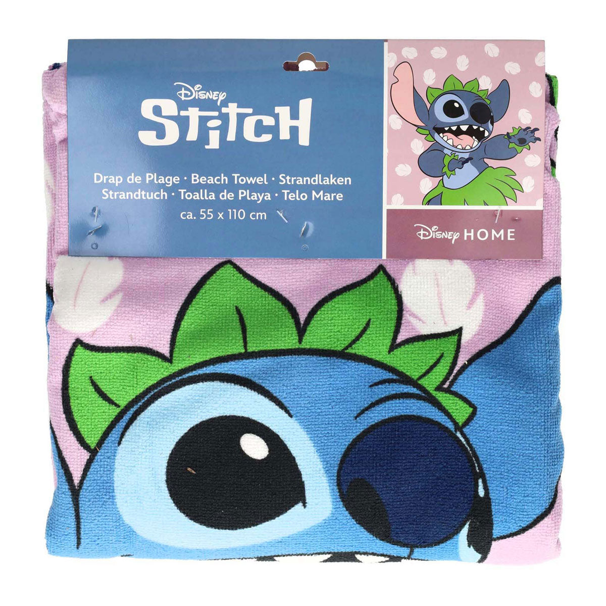 Puch Handtuchponchostich flieder 55x110cm
