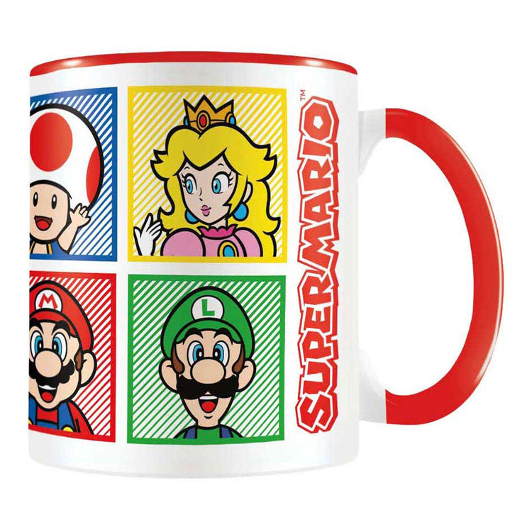 Super Mario -Geschenkset - Tasse, Becher und Magnet